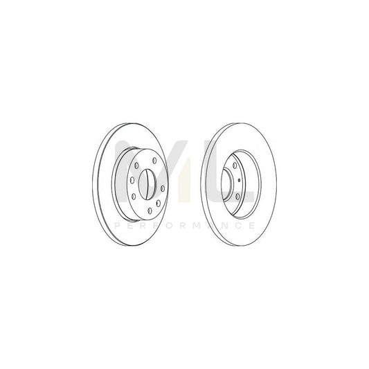 FERODO DDF1100-1 Brake Disc for LAND ROVER FREELANDER Solid, with bolts/screws | ML Performance Car Parts