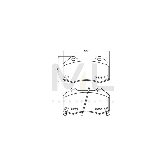 Hella 8DB 355 025-891 Brake Pad Set With Acoustic Wear Warning | ML Performance Car Parts