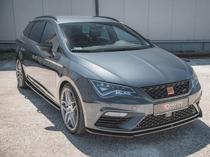 Maxton Design Seat Leon Cupra/ Fr MK3 Facelift Front Splitter V4
