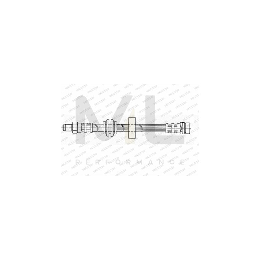 FERODO FHY2226 Brake Hose for FORD FOCUS 370mm, M 10X1 | ML Performance Car Parts