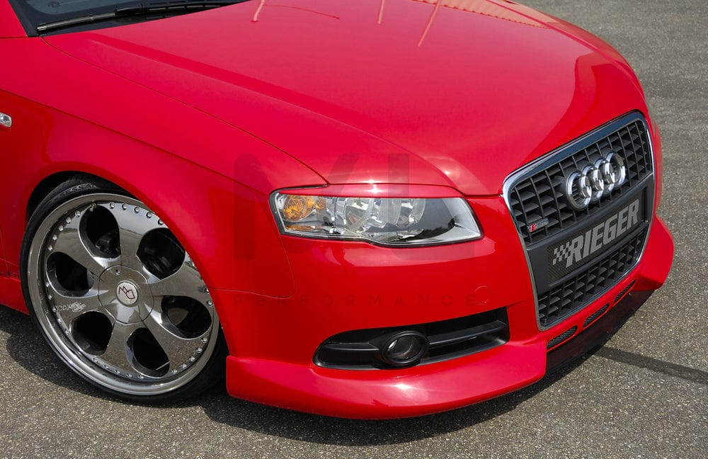 Rieger 00055230 Audi 8E B7 A4 Front Splitter 6 | ML Performance UK Car Parts