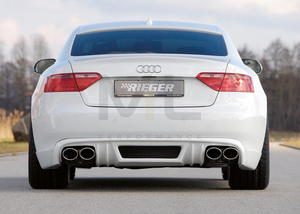 Rieger 00055426 Audi B8 B81 A5 Rear Diffuser 2 | ML Performance UK Car Parts