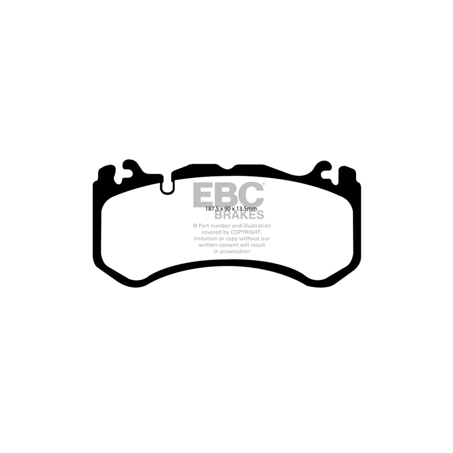 EBC PLK1054 Mercedes-Benz W204 Yellowstuff Pads and Brake Line Performance Pack 2 | ML Performance UK Car Parts