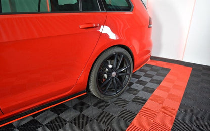 Maxton Design Volkswagen Golf R MK7.5 Variant Rear Side Splitters V.2