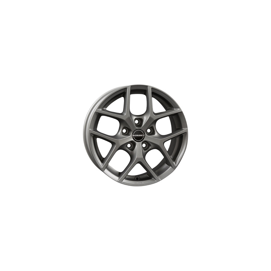 Borbet Y 8x18 ET37 Y 80837112566,6TM Matt Titanium Wheel | ML Performance UK Car Parts