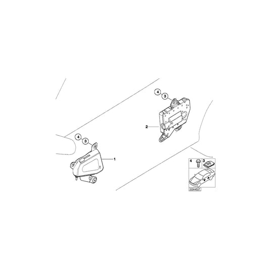 Genuine BMW 72127072625 E46 Left Rear Door Airbag Module (Inc. 330Ci, 318i & 320Cd) | ML Performance UK