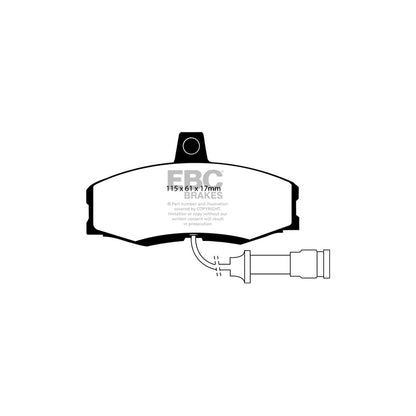 EBC PDKF777 Ford Sierra Ultimax Front Brake Pad & Plain Disc Kit 2 | ML Performance UK Car Parts