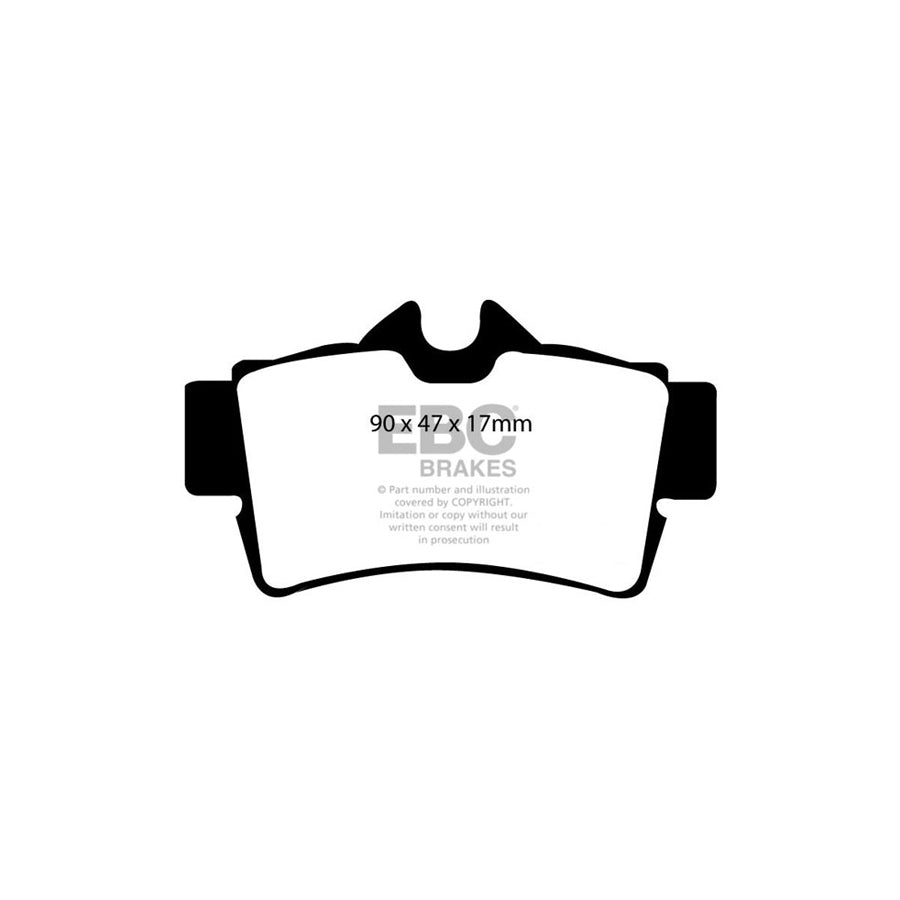 EBC DP31156C Ford Mustang Redstuff Rear Brake Pads 2 | ML Performance UK Car Parts