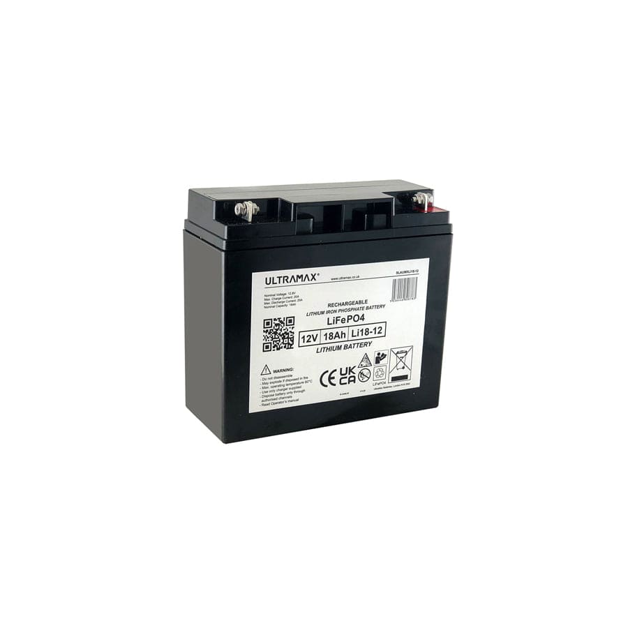 Ultramax Lithium 18AMP LiFePO4 Battery | ML Performance Battery and Electrical Accessories