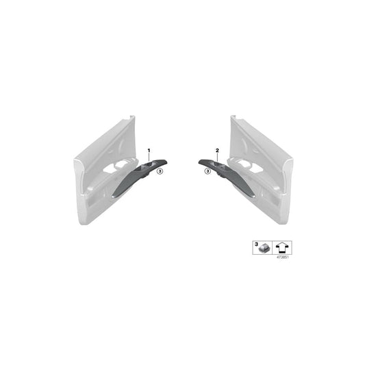 Genuine BMW 51419139615 E93 E92 Armrest, Front Left GRAU/GRAU (Inc. 330i, 328i & 325xi) | ML Performance UK Car Parts