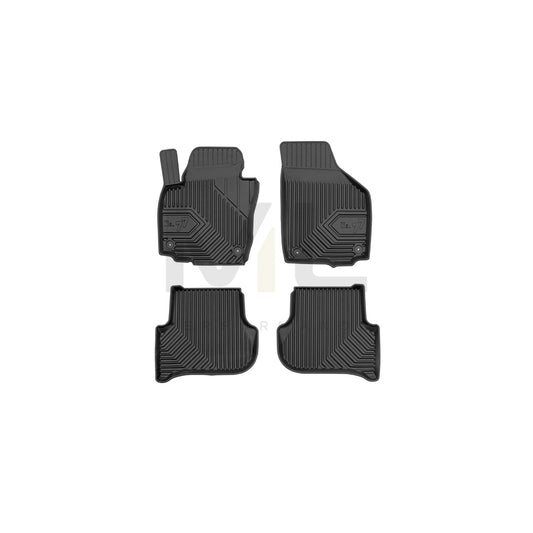 FROGUM Tailored, No.77 77407329 Floor mat set for SKODA Yeti (5L) Elastomer, Front and Rear, Quantity: 4, Black | ML Performance Car Parts