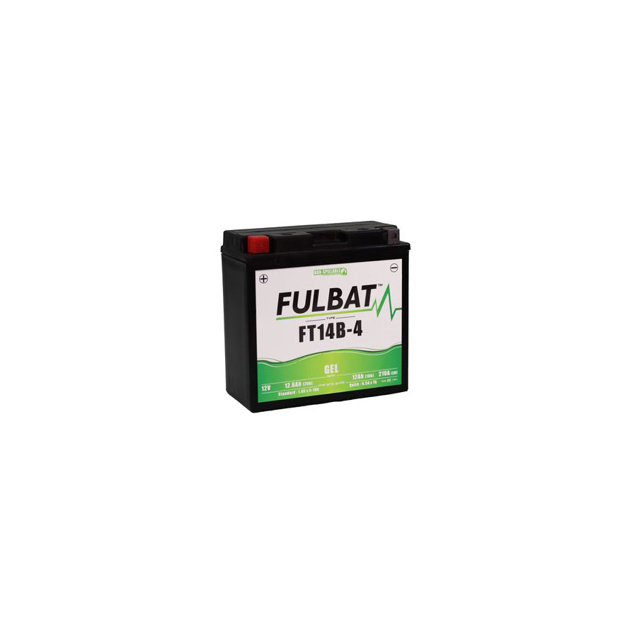 FT14B-4 GEL Fulbat Motorcycle Battery YT14B-4 | ML Performance UK Car Parts