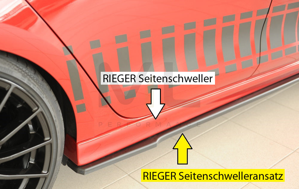Rieger 00027054 SEAT Leon KL Side Skirt Splitter 3 | ML Performance UK Car Parts