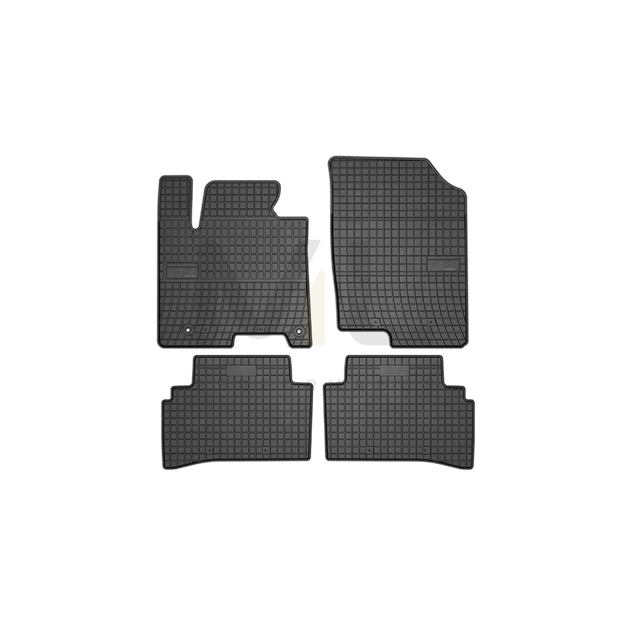 FROGUM Tailored, Basic 411432 Floor mat set for HYUNDAI Tucson (NX4, NX4E) Elastomer, Front and Rear, Quantity: 4, Black | ML Performance Car Parts