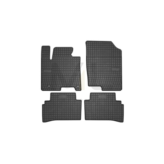FROGUM Tailored, Basic 411432 Floor mat set for HYUNDAI Tucson (NX4, NX4E) Elastomer, Front and Rear, Quantity: 4, Black | ML Performance Car Parts