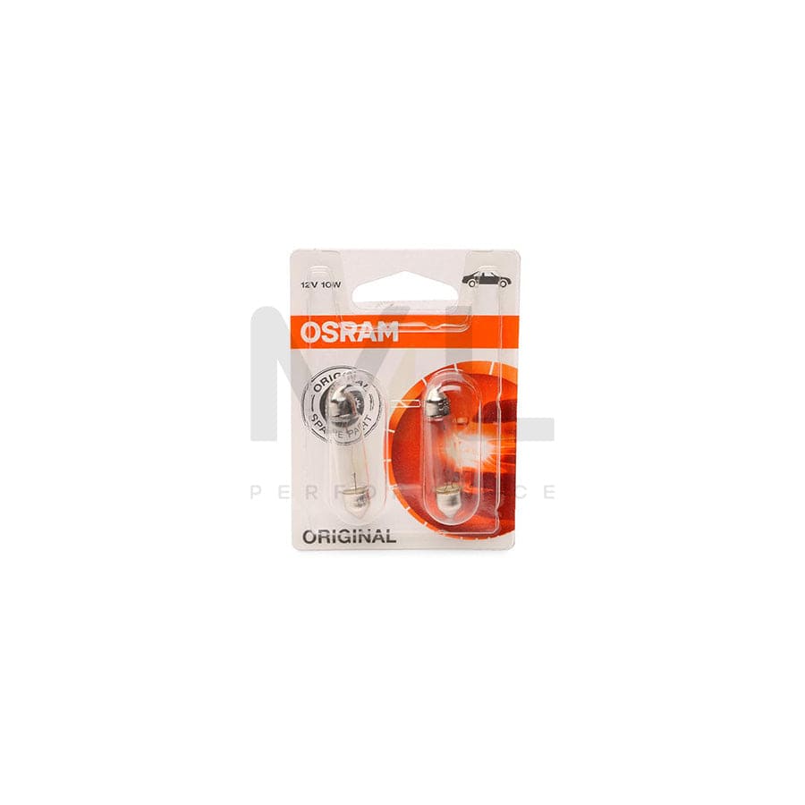 OSRAM ORIGINAL 6411-02B Bulb, interior light Socket Bulb, 12V, 10W | ML Performance Car Parts