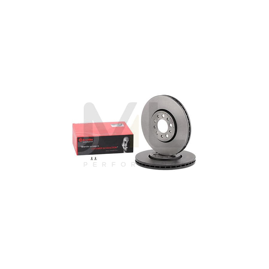 BREMBO COATED DISC LINE 09.7010.21 Brake Disc Internally Vented, Coated, High-carbon, with bolts/screws | ML Performance Car Parts