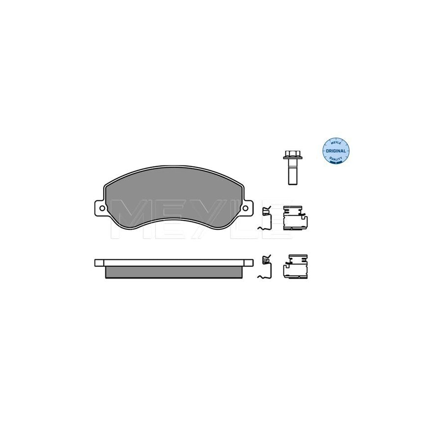 Meyle 025 244 8419/W Brake Pad Set For Ford Transit