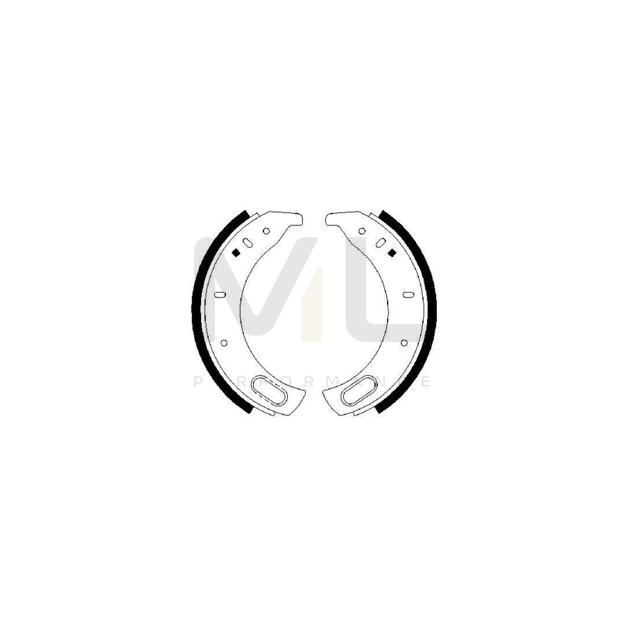 BOSCH 0 986 487 459 Brake Shoe Set for LAND ROVER 88/109 | ML Performance Car Parts