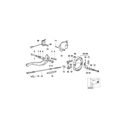 Genuine BMW 35211458052 Cup (Inc. R 100 GS, R 100 R & R 80 GS) | ML Performance UK