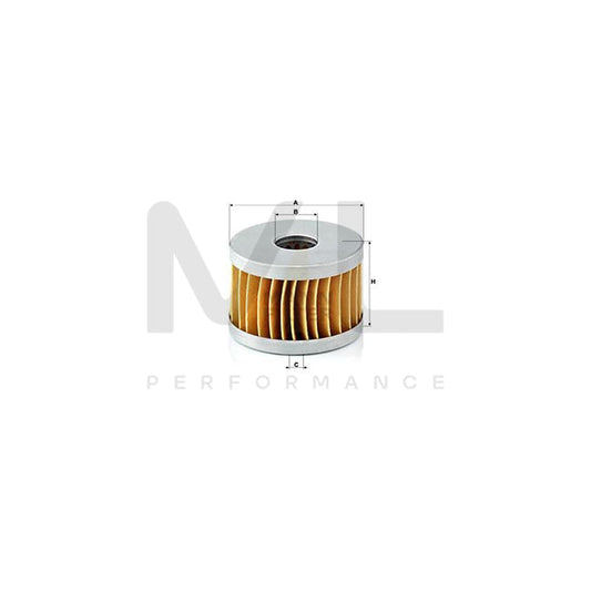 MANN-FILTER C 64/2 Air Filter Filter Insert | ML Performance Car Parts