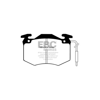 EBC DP546 Alpine Peugeot Renault Talbot Ultimax Front/Rear Brake Pads - Bendix/ATE Caliper 2 | ML Performance UK Car Parts