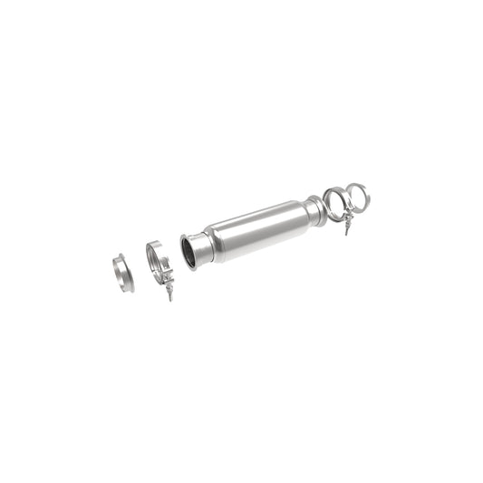  aFe 49M10006 3 IN Inlet/Outlet x 4 IN Dia. x 12 IN Body x 16 IN Overall Length Resonator  | ML Performance UK Car Parts