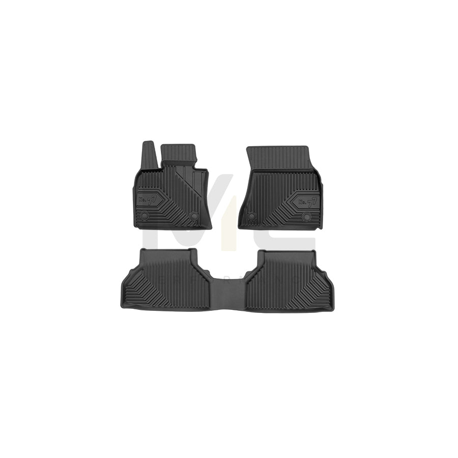 FROGUM Tailored, No.77 77409859 Floor mat set Elastomer, Front and Rear, Quantity: 3, Black | ML Performance Car Parts