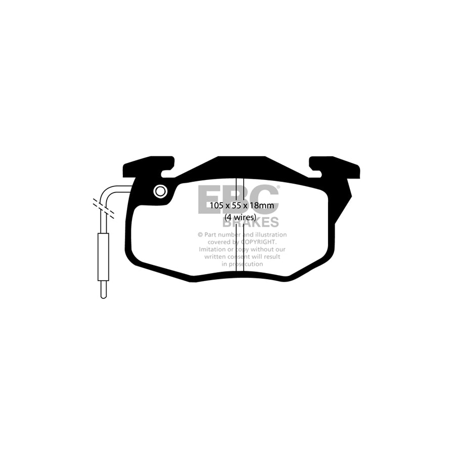EBC DP545/4 Citroen Peugeot Think Global Ultimax Front Brake Pads - Bendix Caliper 2 | ML Performance UK Car Parts