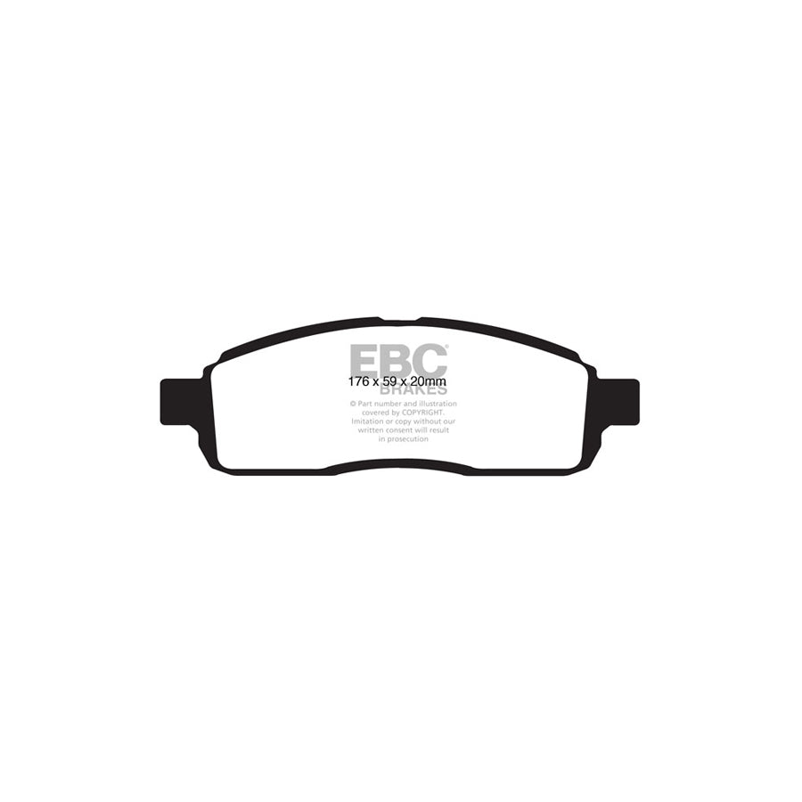EBC DP41843R Ford F-150 Yellowstuff Front Brake Pads 2 | ML Performance UK Car Parts