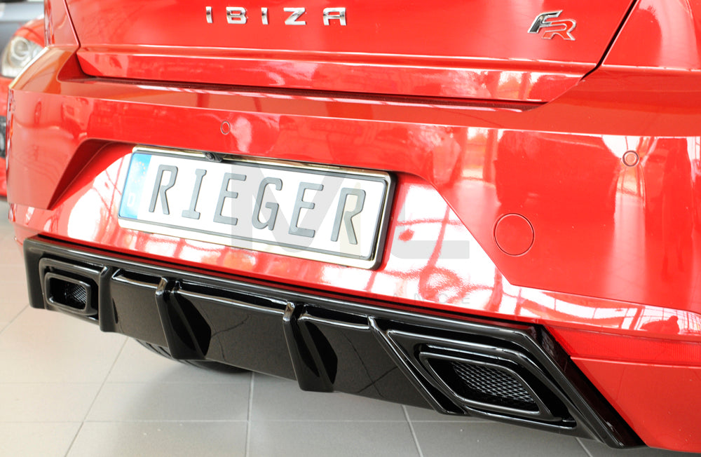 Rieger 00088166 SEAT KJ Rear Diffuser (Ibiza FR & Ibiza) 2 | ML Performance UK Car Parts