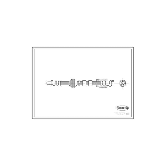 Corteco 19030140 Brake Hose For Ford Mondeo | ML Performance UK
