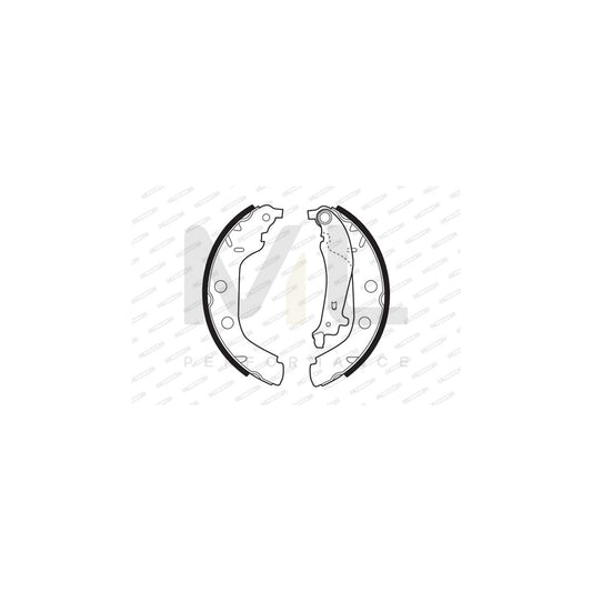 FERODO PREMIER FSB547 Brake Shoe Set for PEUGEOT 406 | ML Performance Car Parts