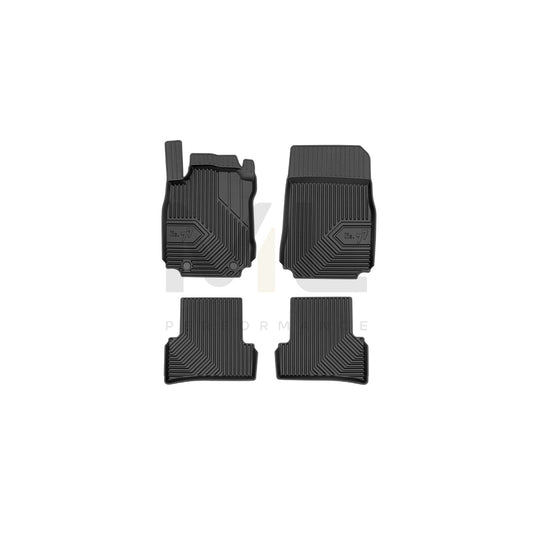 FROGUM Tailored, No.77 77426122 Floor mat set for RENAULT Modus / Grand Modus (F, JP) Elastomer, Front and Rear, Quantity: 4, Black | ML Performance Car Parts