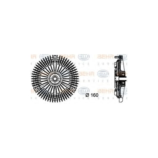 Hella 8MV 376 732-331 Fan Clutch