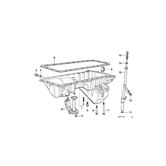 Genuine BMW 11431435838 E39 Guide Tube (Inc. 520i, 523i & 528i) | ML Performance UK Car Parts