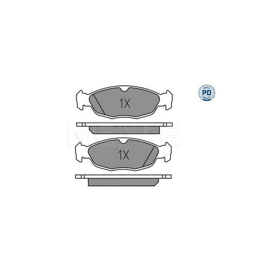 Meyle 025 244 8717/Pd Brake Pad Set