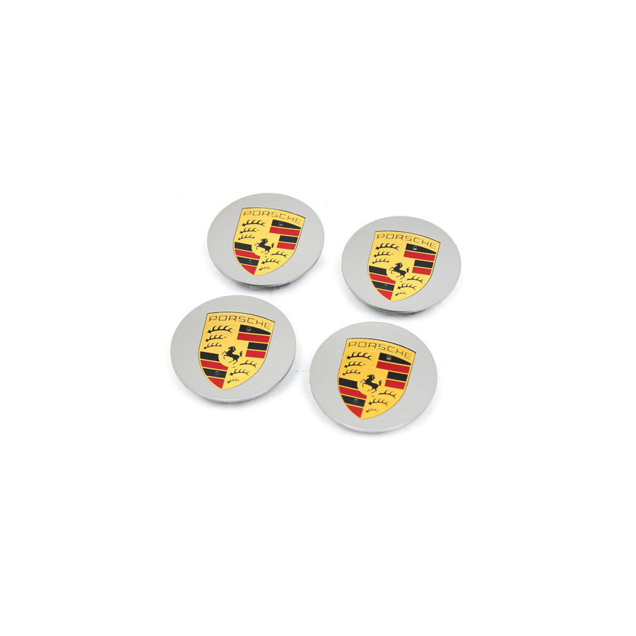 Genuine Porsche Wheel Caps With Coloured Crest For Porsche (Set Of 4) | ML Performance UK Car Parts