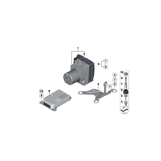 Genuine BMW 34516850069 F07 RR4 F02 Rp Hydraulic Unit Dsc (Inc. 740i, Ghost EWB & 760i) | ML Performance UK