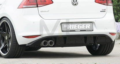 Rieger 00088028 VW Mk7 Golf GTD Rear Diffuser 2 | ML Performance UK Car Parts