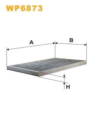 WIX Filters WP6873 Pollen Filter For Audi A6