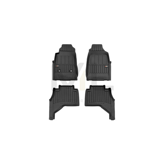 FROGUM Tailored, ProLine 3D426153 Floor mat set for ISUZU D-MAX Elastomer, Front and Rear, Quantity: 4, Black | ML Performance Car Parts