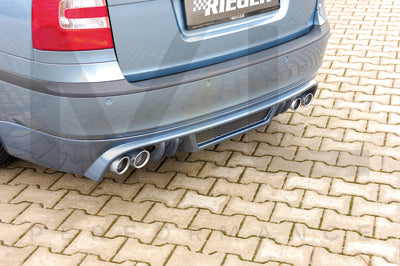 Rieger 00079008 Skoda 1Z Octavia Rear Diffuser 2 | ML Performance UK Car Parts