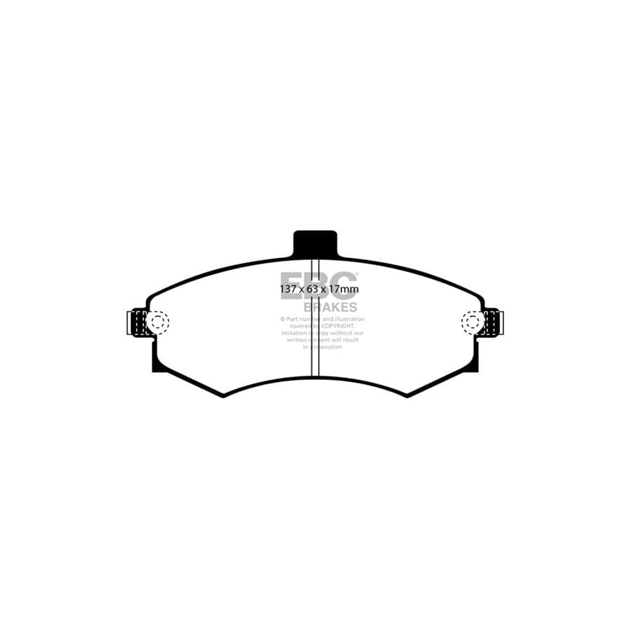 EBC PDKF924 Hyundai Ultimax Front Brake Pad & Plain Disc Kit - Sumitomo/Akebono Caliper (Inc. Elantra & Matrix) 2 | ML Performance UK Car Parts