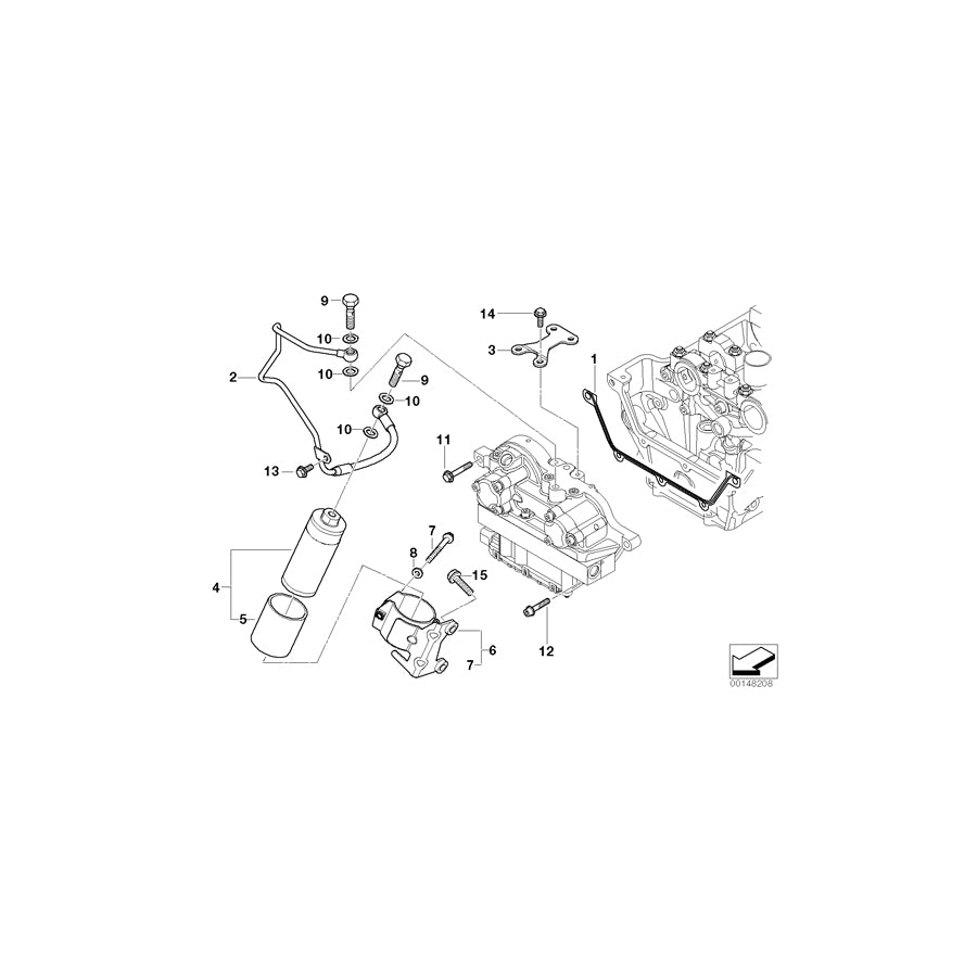 Genuine BMW 11367831777 E36 Bracket, Pressure Accumulator (Inc. Z3 M) | ML Performance UK Car Parts