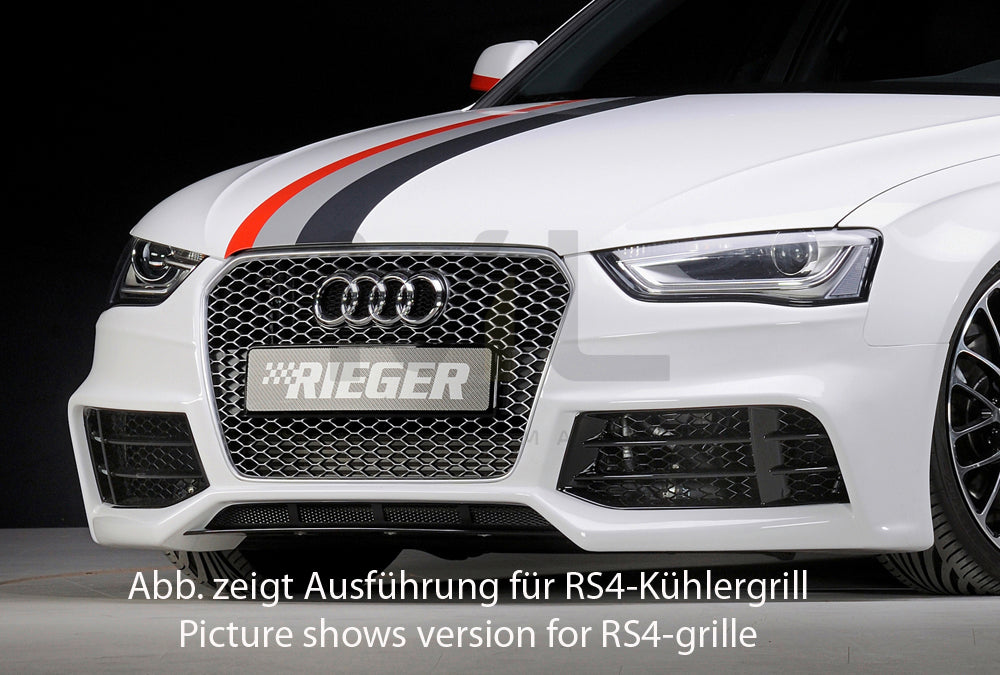 Rieger 00055542 Audi B8 B81 A4 Front Bumper 1 | ML Performance UK Car Parts
