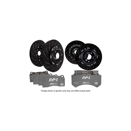 EBC P2DK046RP1 Porsche 911 Full Vehicle Kit RP1 Full Race Pads & 2-Piece Fully-Floating Discs - Brembo Caliper 1 | ML Performance UK Car Parts