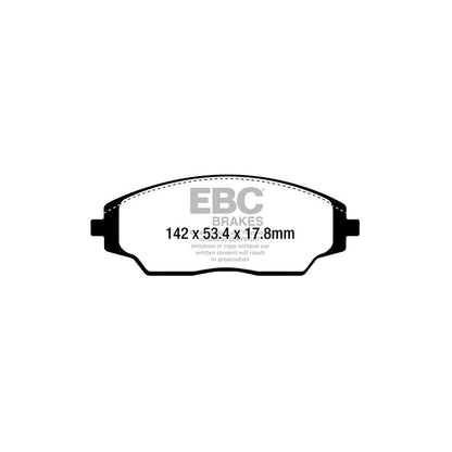 EBC PDKF2404 Chevrolet Aveo Ultimax Front Brake Pad & Plain Disc Kit 2 | ML Performance UK Car Parts