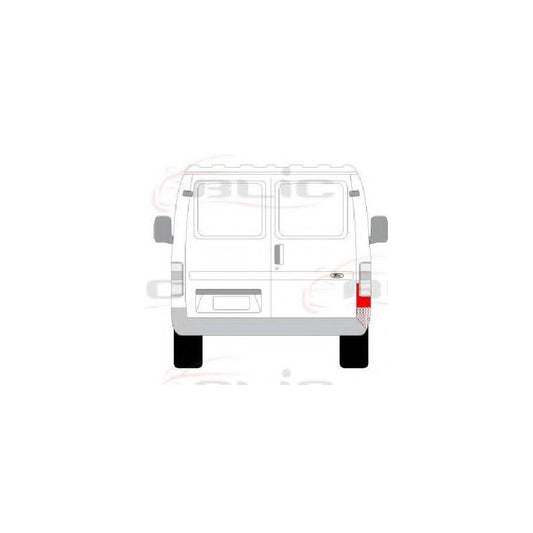 Blic 6505-06-2515702P Rear Panel For Ford Transit