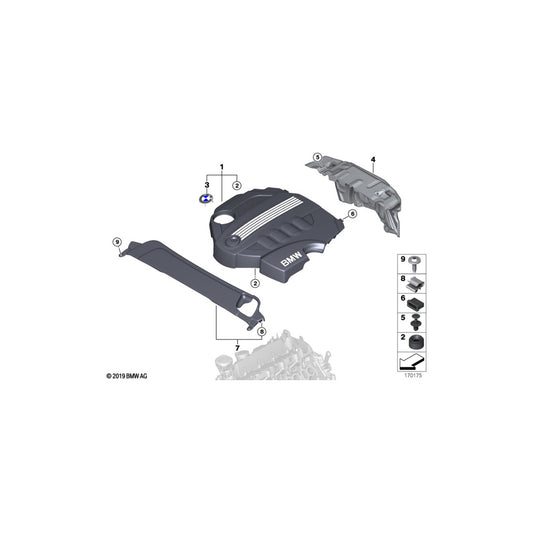 Genuine BMW 11147803340 E60 E61 Cover, Radiator (Inc. 520d) | ML Performance UK Car Parts